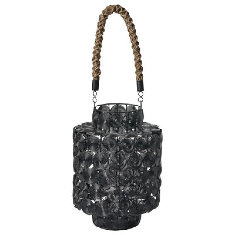 Image of Beliani Lantern mmojstir Metal 35cm Black