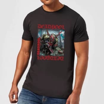 Image of Marvel Deadpool Here Lies Deadpool T-Shirt - Black - 3XL - Black