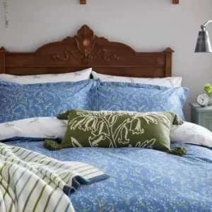 Image of Joules Bluebell Ditsy Super Kingsize Duvet Cover Set, Blue