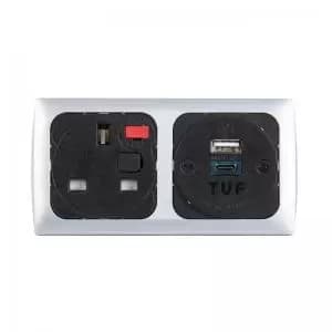 Image of Proton panel mounted power module 1 x TUF A&C connectors USB