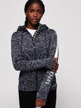 Image of Superdry Storm Heritage Zip Hoodie - Navy, Size 6, Women