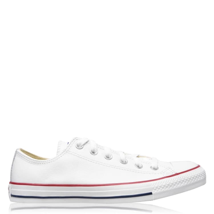 Image of Converse All Star Leather Low Trainers White 100 male 11.5 (46)