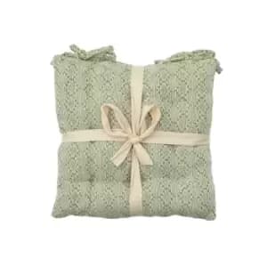 Image of Crossland Grove SG Recy Cott Dia Seatpad Green 430x430mm (2pk)