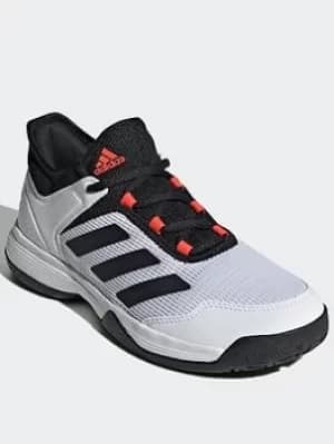 Image of adidas Adizero Club Tennis Shoes, Blue, Size 1 Older