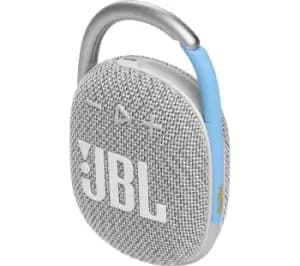 Image of JBL Clip 4 Eco Portable Bluetooth Speaker - White