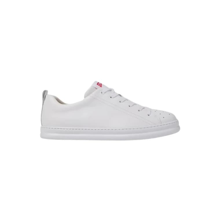Image of Camper Camper Men 'Runner Four' Leather Shoes in White Size: 8 White 8 Male 8432561236031