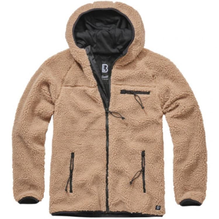 Image of Brandit Teddyfleece Worker Jacket Camel Size Small