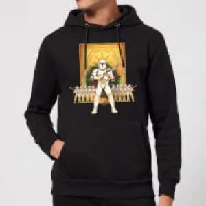 Image of Star Wars Candy Cane Stormtroopers Christmas Hoodie - Black - S
