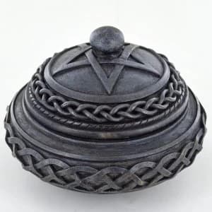 Image of Celtic Round Storage Pot 13cm