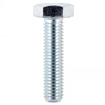 Image of Hexagon High Tensile Set Screw Zinc Plated M16 30mm Pack of 50