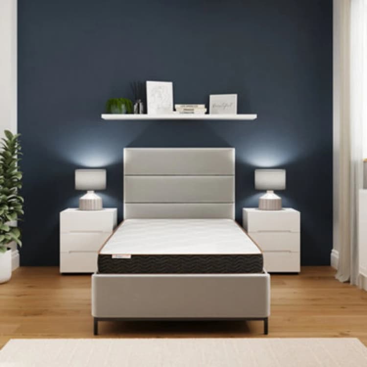 Image of GFW SleepyCastle Rolled Pocket Sprung Mattress In A Box Multi