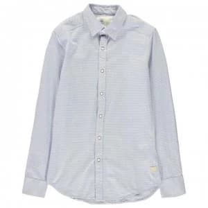 Image of G Star Landoh Clean Long Sleeve Shirt - aircraft/white