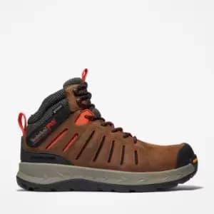 Image of Timberland Trailwind Composite-toe Work Hiker For Men In Brown Black, Size 7