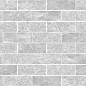 Image of Contour Grey Tile Wallpaper Paper