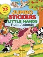 Image of jumbo stickers for little hands farm animals