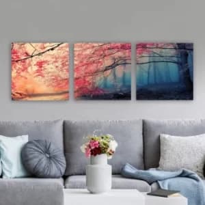 Image of Pdrmnz3840 Multicolor Decorative Canvas Painting (3 Pieces)