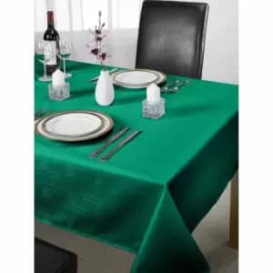 Image of Green & Sons Table Cloth Chequers 70" Forest Green