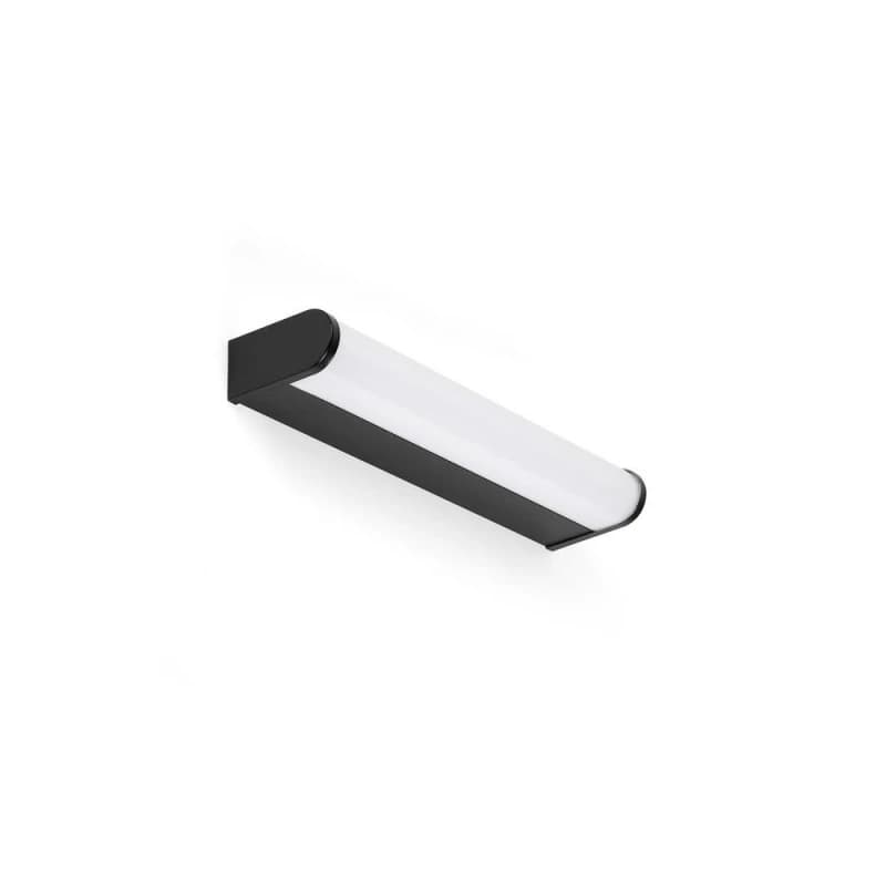 Image of Tide 30cm Bathroom Over Mirror Light Matt Black 3000K IP44