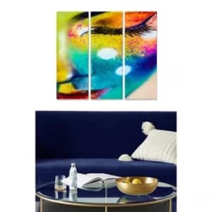 Image of MDF11841796 Multicolor Decorative MDF Painting (3 Pieces)