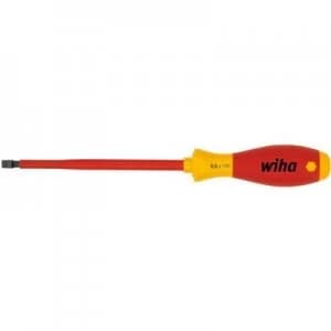 Image of VDE Slotted screwdriver Wiha SoftFinish electric 320N 00821 Blade width: 3mm Blade length: 100 mm