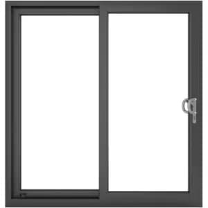 Image of Crystal uPVC Internal Sliding Patio Door Right Hand Open 1490mm x 2090mm Clear Double Glazed /White in Grey