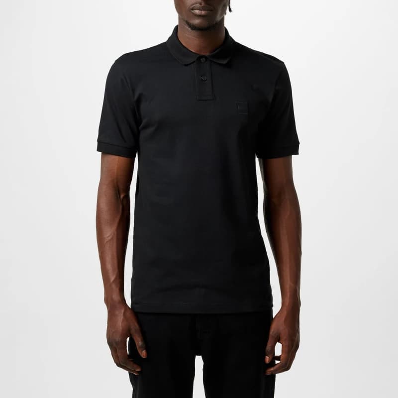 Image of Boss Passenger Piqu Polo Top - Black S