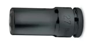 Image of Beta Tools 720L 1/2" Square Drive Long/Deep Impact Socket 27mm 007200327