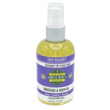 Image of Uncle Buds Massage Oil - 120ml (Case of 12)
