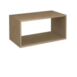 Image of Flux modular storage double wooden cubby unit - kendal oak