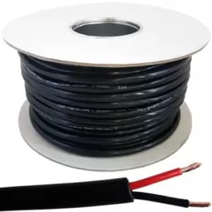 Image of 50m Outdoor Garden Speaker Wire Cable 1.5mmA² Stranded OFC Copper Flex Reel 100V