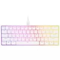 Image of Corsair K65 RGB MINI 60% White USB RGB Mechanical Gaming Keyboard MX Red (CH-9194110-UK)