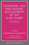 Image of economic and philosophic manuscripts of 1844 and the communist manifesto