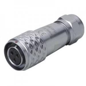 Image of Weipu SF1210S5 II Bullet connector Connector straight Series connectors SF12 Total number of pins 5