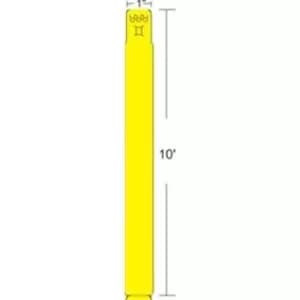 Image of Zebra 10012712-2 printer label Yellow Self-adhesive printer label