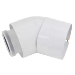 Image of Vaillant 45°° Flue Bend, (Dia)100mm