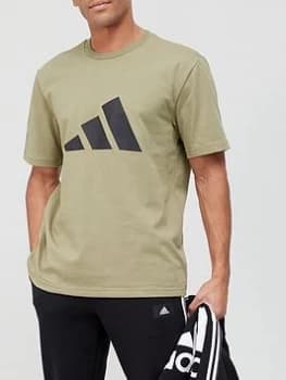 Image of adidas Future Icon 3B T-Shirt - Khaki Size M Men