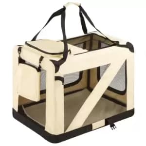 Image of Tectake Dog Crate Foldable - 59 x 81cm