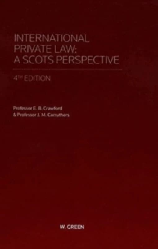 Image of International Private Law by Elizabeth B Crawford Hardback