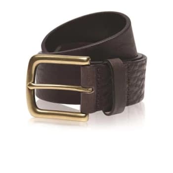Image of Firetrap Premium Leather Belt Mens - Tumbled DB