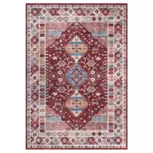 Image of Madar Washable Rug - Red - 120x160cm
