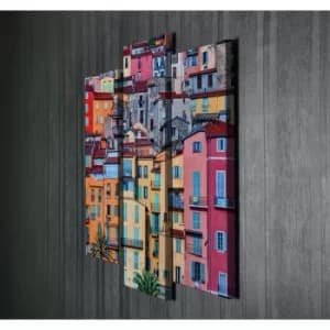 Image of UC010 Multicolor Decorative Canvas Painting (3 Pieces)