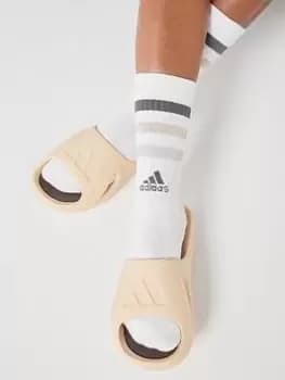 Image of adidas Sportswear Adicane Slides - Beige, Beige, Size 6, Women