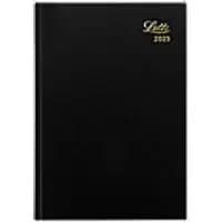Image of Letts Diary Business 2023 A5 Week to view Polyurethane Black English