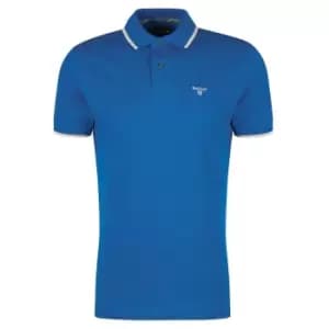 Image of Barbour Mens Easington Polo Monaco Blue Large