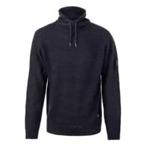 Image of Firetrap Cowl Neck Knitted Jumper - Blue