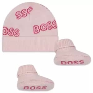 Image of Boss Hat Socks Set Bb24 - Pink