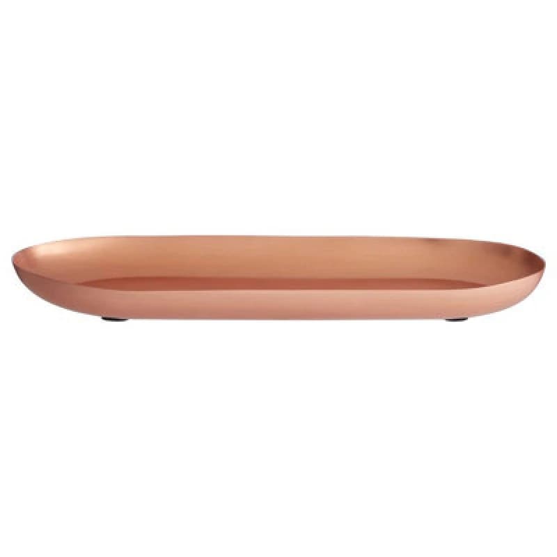 Image of Premier Housewares Madison Shine Copper Finish Tray Gold