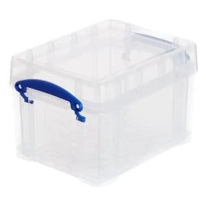 Image of Really Useful Clear Plastic Storage Box 3L