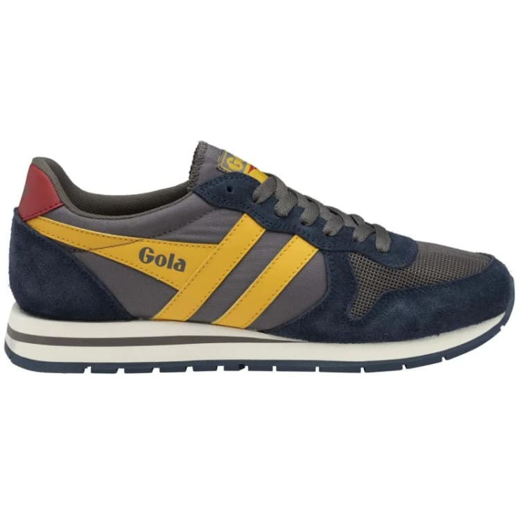 Image of Gola 'Daytona' Nylon Lace-Up Trainers Grey
