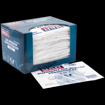 Image of Sealey 5-In-1 Disposable Car Interior Protection Kit Pack of 50